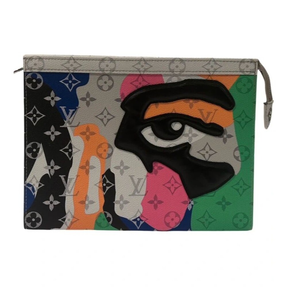 Louis Vuitton Pochette Voyage MM LV Portrait Monogram M82589 Clutch Bag Men LV